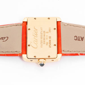 Cartier Tank Divan 18K Yellow Gold Watch W6300356