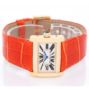 Cartier Tank Divan 18K Yellow Gold Watch W6300356