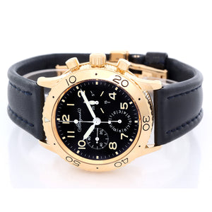 Breguet Type XX Aeronavale Men's Yellow Gold Chronograph Watch 3800