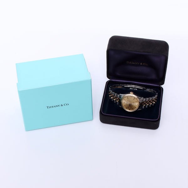 Rolex Air-king  Retail by Tiffany & Co.  Two- Tone Watch 5501