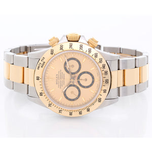 Men's Rolex Zenith Cosmograph Daytona Watch 16523 Champagne Dial