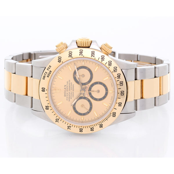 Men's Rolex Zenith Cosmograph Daytona Watch 16523 Champagne Dial