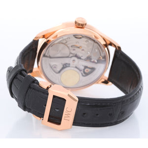 IWC Portuguese 7 Day Power Reserve 18K Rose Gold Men's Watch Ref 5001 - 01