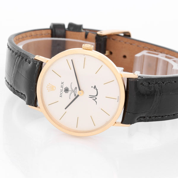 Rolex Cellini Classic Saudi Arabia 18k Yellow Gold Men's Watch