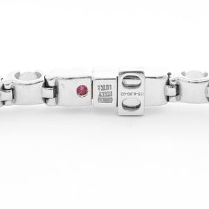 Roberto Coin 18K White gold Cento Collection Tennis Bracelet