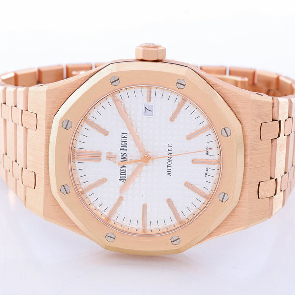 Audemars Piguet Royal Oak 18K Rose Gold Men's Watch 15400OR.OO.1220OR.02