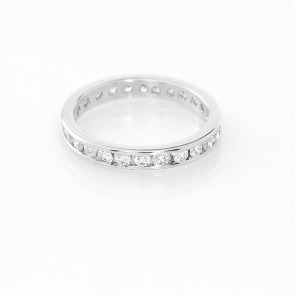 Diamond Platinum Band Size 6 1/4