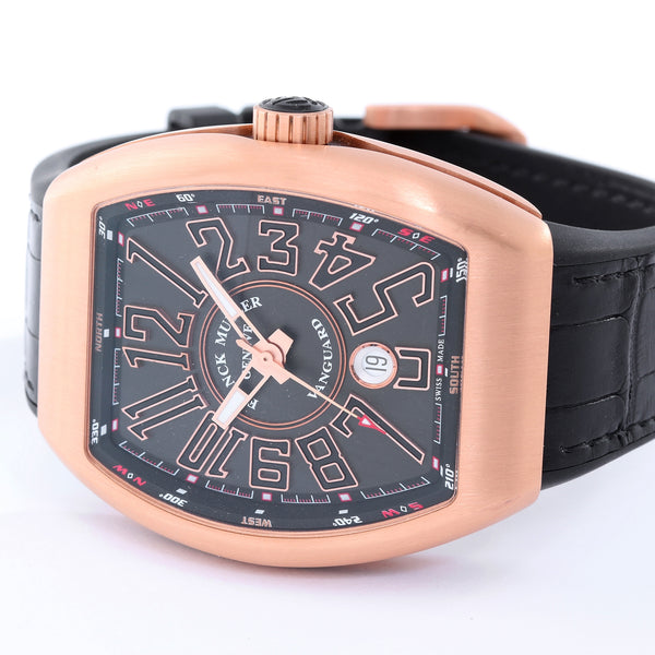 Franck Muller Vanguard 18K Rose Gold Men's Watch  V45 SC DT 5N BRN