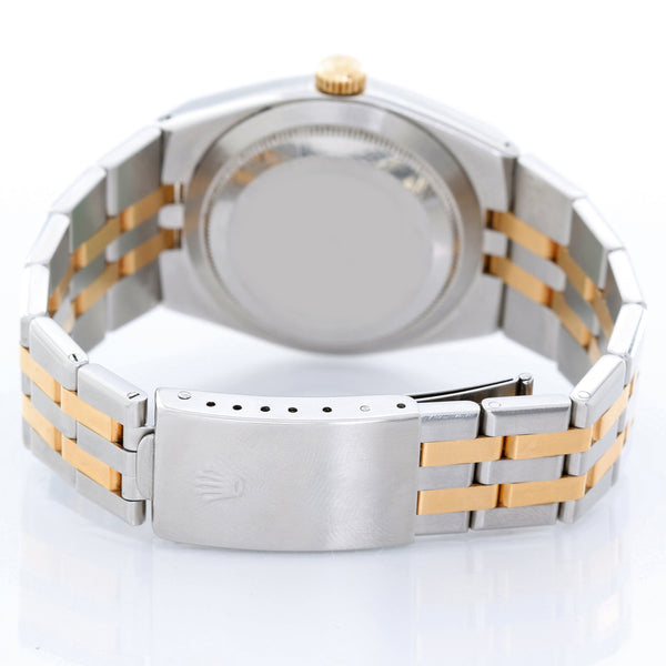 Rolex Oysterquartz Datejust 17013 2-Tone Men's Watch Blue Dial