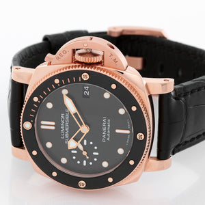 Panerai Luminor Submersible Men's Rose Gold Watch PAM 684