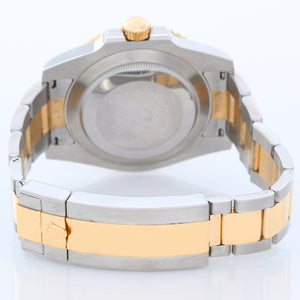 Rolex Submariner 2-Tone Steel & Gold Ceramic Engraved Bezel Watch 116613