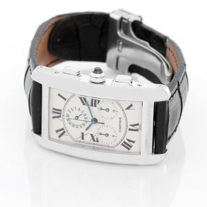 Cartier Tank Americaine (or American) Chronograph Men's Watch W2603356