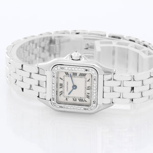 Cartier Panther 18K White Gold with Diamond Bezel WF3091F3