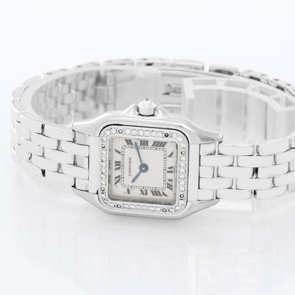 Cartier Panther 18K White Gold with Diamond Bezel WF3091F3