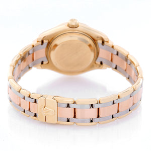 Rolex Lady Datejust Pearlmaster 18k Yellow Gold Ladies Diamond Watch 80318