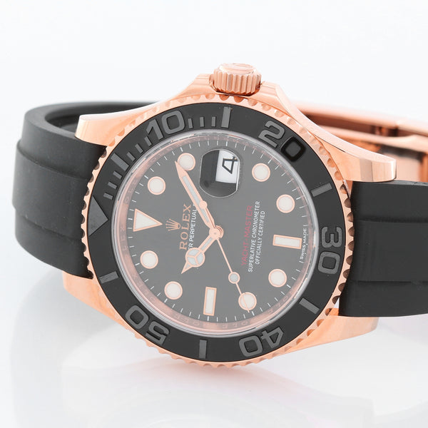 Rolex Yacht - Master 18k Eve Rose Gold Men's Watch 116655