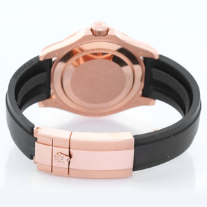 Rolex Yacht - Master 18k Eve Rose Gold Men's Watch 116655