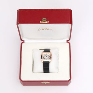Cartier Santos Ladies Dumont Quartz 18k Rose Gold, W2009251 2788