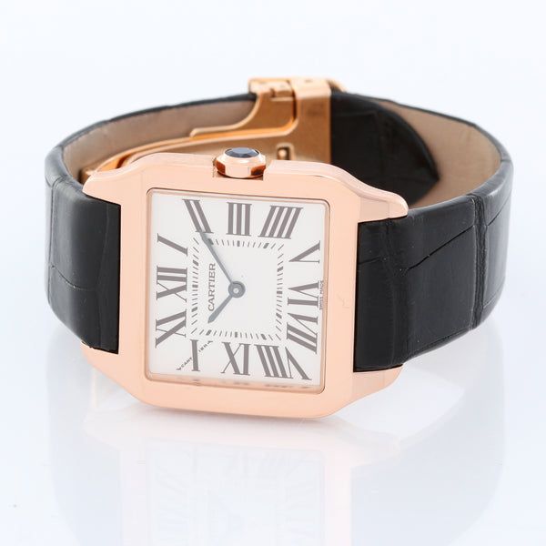 Cartier Santos Ladies Dumont Quartz 18k Rose Gold, W2009251 2788