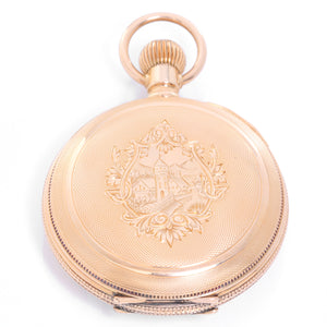 American  Waltham Watch Co.  14K Yellow Gold Pocket Watch