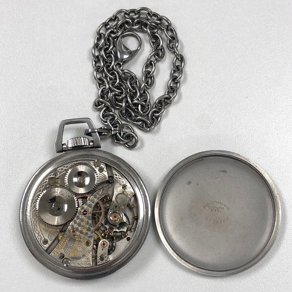 American Watch Co. Waltham Pocket Watch Model 1908 "Railroad Grade"
