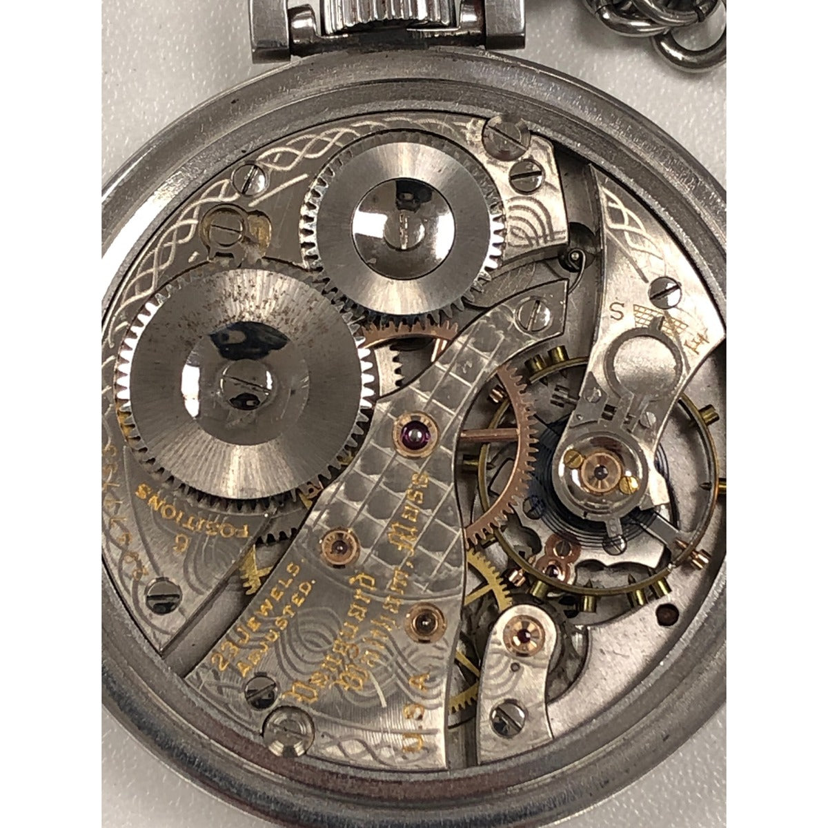 American Watch Co. Waltham Pocket Watch Model 1908 