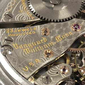 American Watch Co. Waltham Pocket Watch Model 1908 "Railroad Grade"
