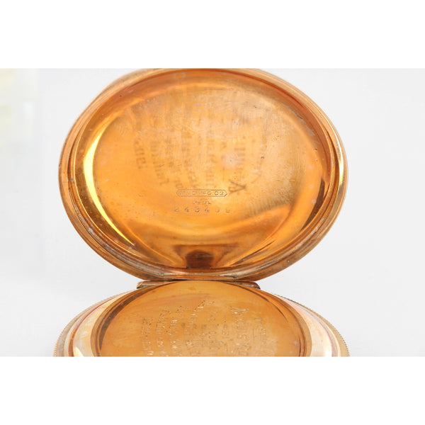 American Watch Co. Waltham 14K Yellow Gold Pocket Watch