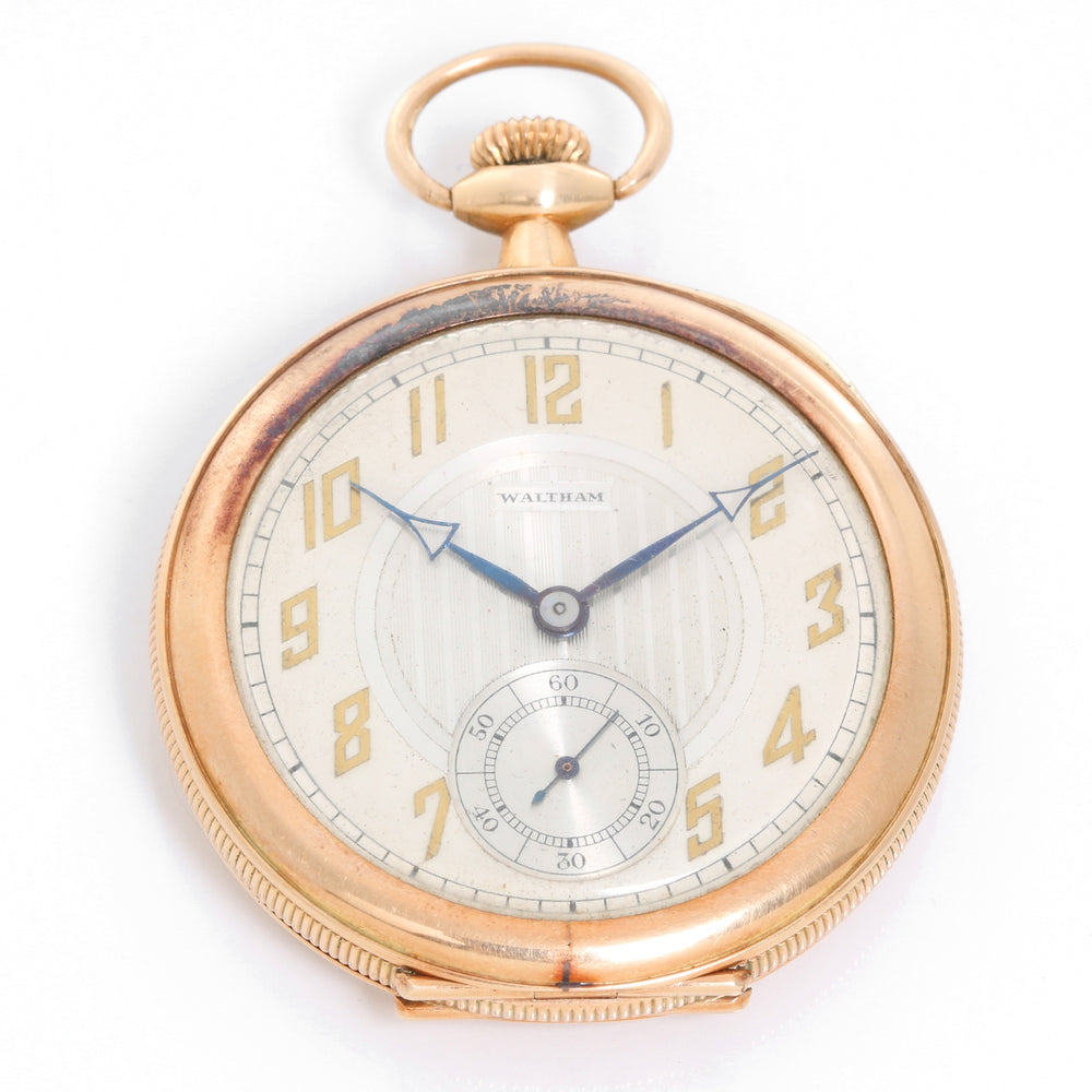 American Watch Co. Waltham 14K Yellow Gold Pocket Watch