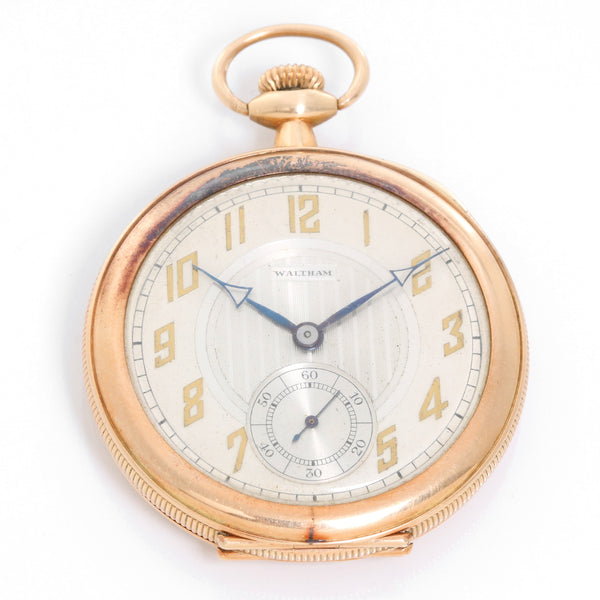 American Watch Co. Waltham 14K Yellow Gold Pocket Watch