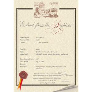 Extremely Rare Patek Philippe 14K Rose Gold Pocket Watch