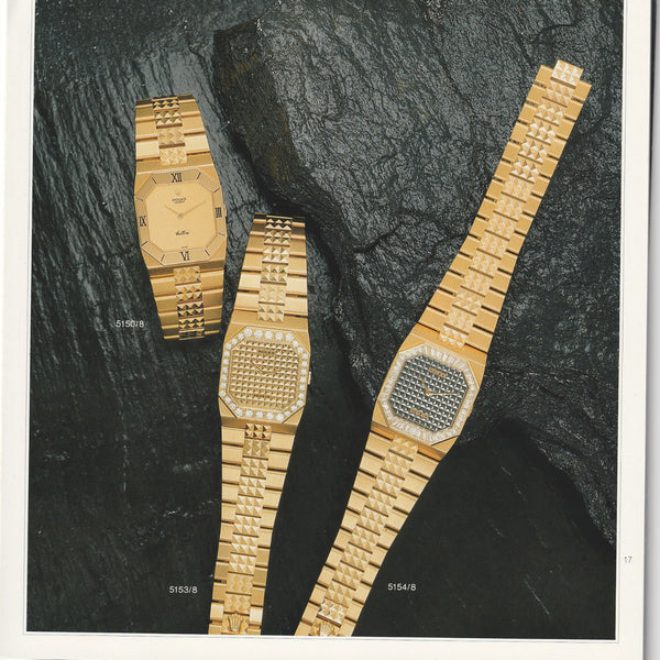 Extremely Rare Rolex Cellini Black Pyramid 18k Yellow Gold Watch 5150/8