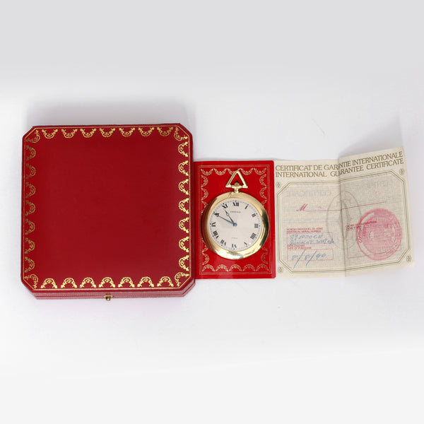 Cartier 18k Yellow Gold Pocket Watch  891000CH