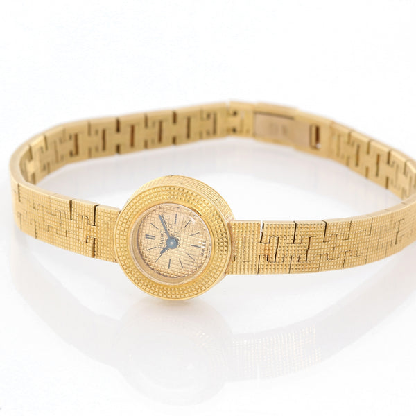 Vintage Piaget 18K Yellow Gold Ladies Watch Ref 3733