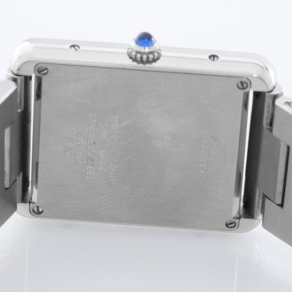 Men's Large Cartier Tank Solo Stainless Steel Watch W5200014