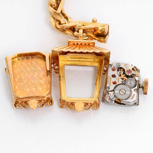 Rolex Lantern Charm Bracelet Watch Circa 1950's