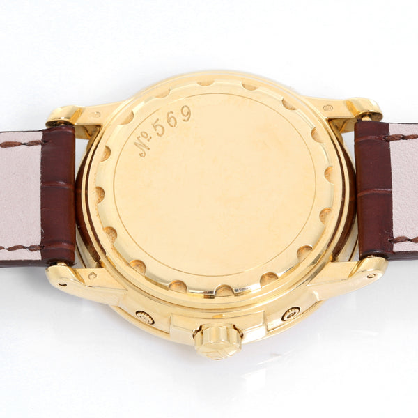 Blancpain Leman Calendar Moonphase Men's 18KYellow Gold Watch 2763-1418A-53