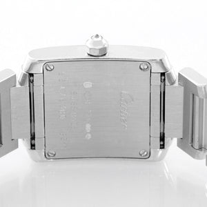 Cartier Ladies White Gold and Diamonds Tank Francaise WE1002SD