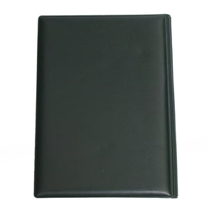 Rolex Green Leather Notepad with Yellow and Green Pen