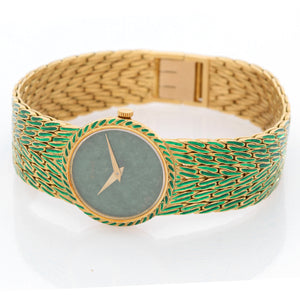 Piaget Dancer Vintage Dress Jade Watch