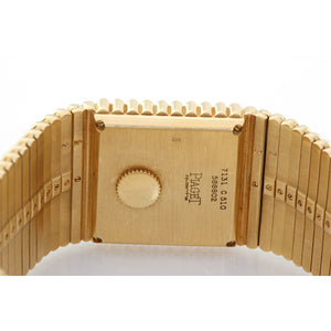 Piaget Emperador 18K Yellow Gold with Lapis Lazuli Diamond Dial Watch