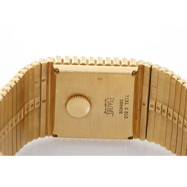 Piaget Emperador 18K Yellow Gold with Lapis Lazuli Diamond Dial Watch