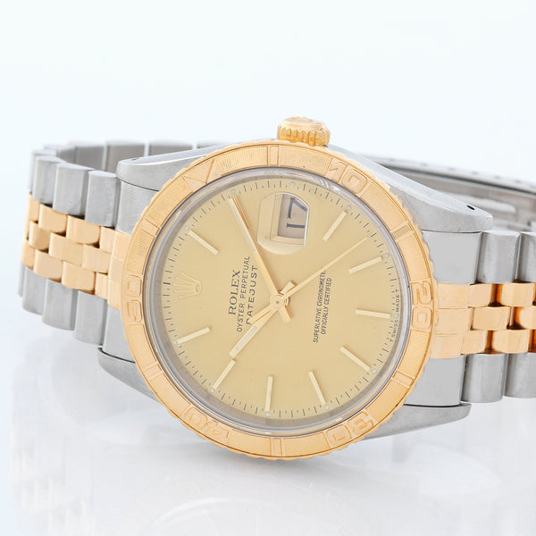Men's Rolex Turnograph 2-Tone Steel & Gold Watch 16263