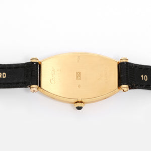Cartier Tonneau Ladies Yellow Gold Watch