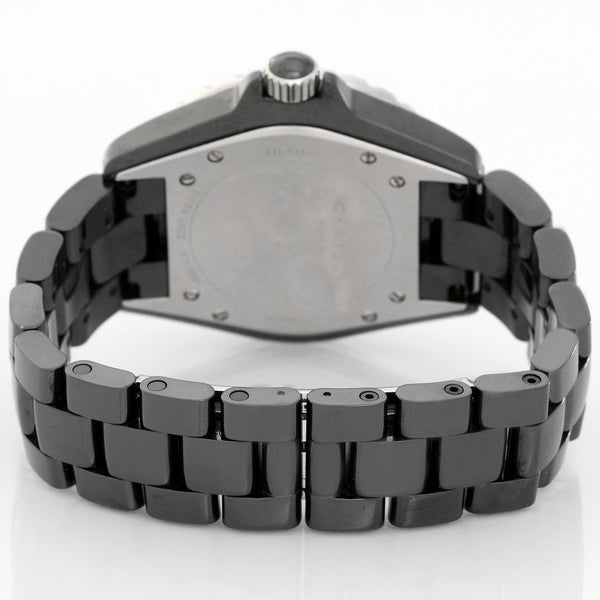 Chanel J12 Black Ceramic Automatic 38mm  Diamond Watch H0969