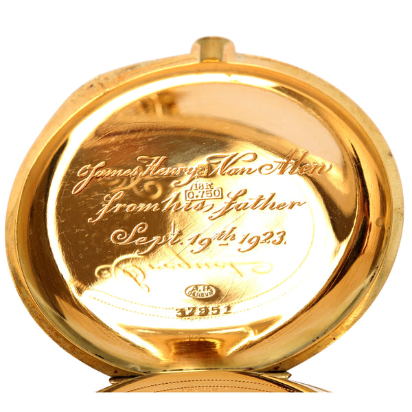 Breguet Minute Repeater Yellow Gold Pocket Watch