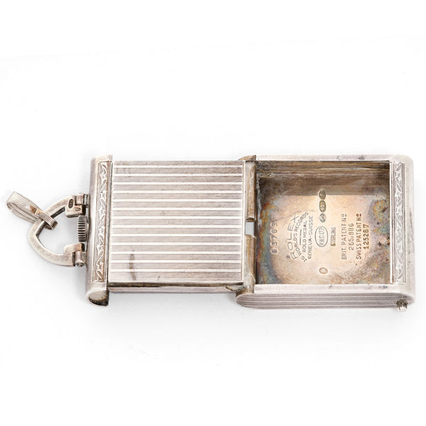 Rolex Sterling Silver Purse Watch