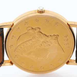 Corum $20 18k Liberty Gold Coin Men's Quartz Watch