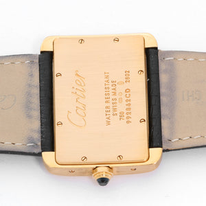 Cartier Tank Divan 18K Yellow Gold Watch W6300556 2602