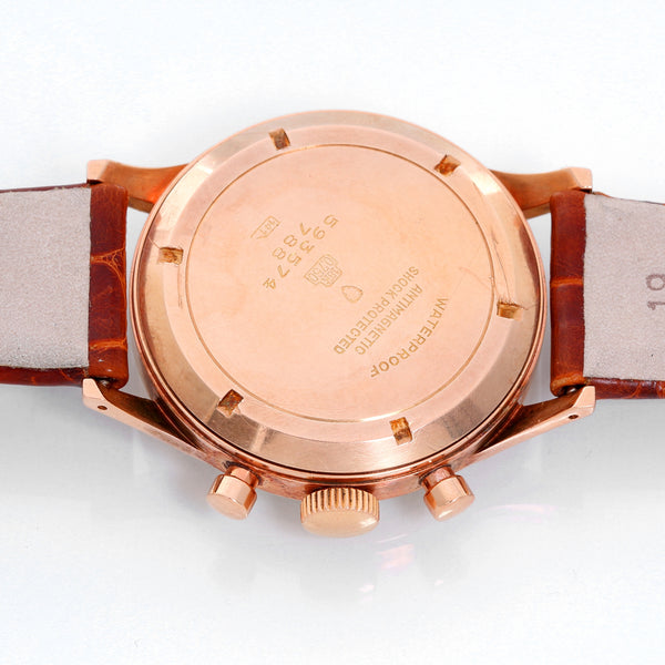 Vintage Breitling Premier 18K Rose Gold 788 Men's Watch